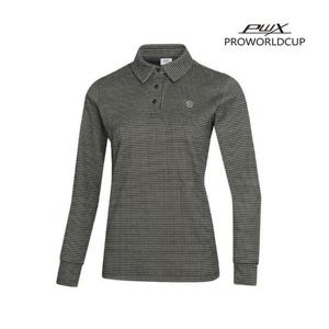 프로월드컵 HC30 여성 자캬드 카라티셔츠 Q324-3453