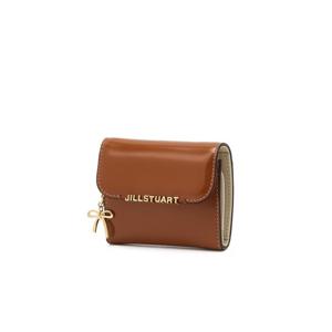 [질스튜어트] 브라운 로고장식 소가죽 반지갑 JAWA5E171