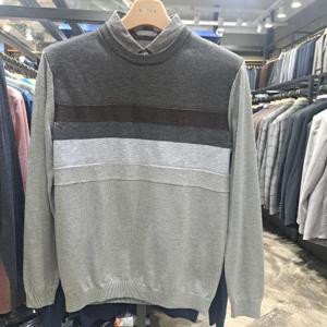 런던포그(본점) HL01 블럭 라운드 레이어드니트 ZNFNC602