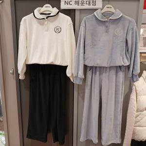 [오후]촉감짱~편함짱~벨로아 카라 상하세트 OHSM24T51