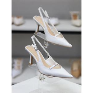 바이로쏘 세이브존03 벨티드 장식 포인티드 토 6.5cm 슬링백힐 (BY)AG25S12386BF3A