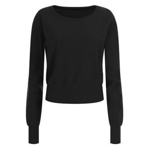 샵앤) 봄신상 여성 U넥 기본 무지 니트 티셔츠 MSE-WKN-20264-블랙