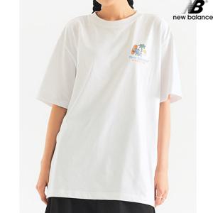 뉴발란스 NBNED32763-WH NB BOY WAVE CLUB 피크닉 반팔티 남녀공용 티셔츠