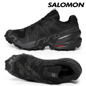 살로몬 여성 스니커즈 스피드크로스 6 블랙 팬텀 L41742800