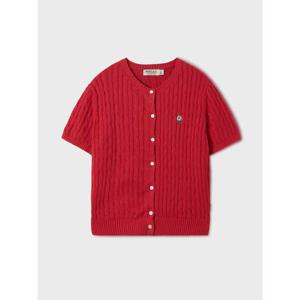 [후아유]여성 Steve Round neck Short Sleeve Cardigan WHCKF2401F