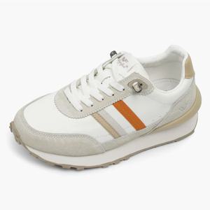 [윙스풋] PEACOCK 오프화이트 여성 스니커즈 W149057RA-W