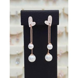 볼라레 세이브존03 볼라레 펠레리아하트 볼체인진주 드롭귀걸이 AGSSS1736A