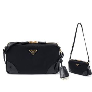 프라다 나일론 미니 크로스백 1BC225  R789 F0002  블랙