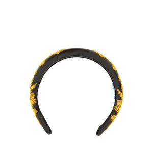 PRADA Brown nappa leather hairband 1IH0802HIT F0010