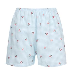 샵앤) 여성 밴딩 체리 엠보싱 홈웨어 반바지 CHA-WPT-20732-소라