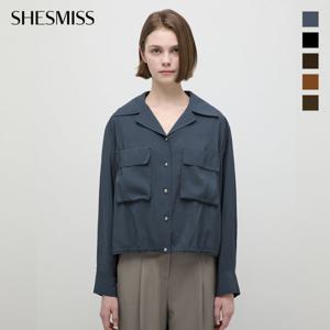 [쉬즈미스] 빅 포켓 스트링 셔츠_SWWSTP32070