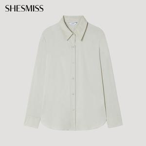 [쉬즈미스] 코튼 혼방 카라 셔츠_SWWSTP32040_GB