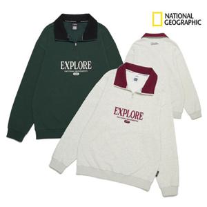 내셔널지오그래픽키즈 K253USW030 남아 여아 가을 반집업 맨투맨 티셔츠 170 초등 고학년딜