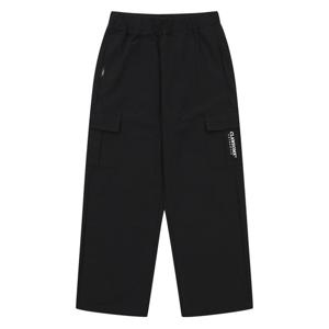 에꼴리에 남아 밴딩 나일론 스판 스트링 카고 팬츠 23C0734_BK