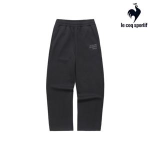 [르꼬끄] 유니 쿠션지 에센셜 레귤러 스트레이트 팬츠 QQ323LFP95_BLK