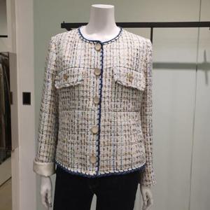 아니베에프 세이브존01 블루라인 트위드재킷 A44WJK310