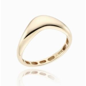 [로이드] 모던 웨이브 14K 골드 반지(M) LRS25016G