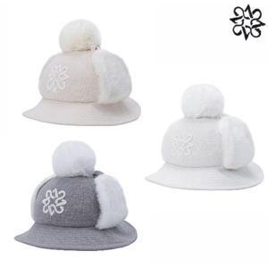 [세인트앤드류스]여성 심볼 부클 퍼 이어머프 투웨이 버킷햇 821C4CP675