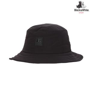 [블랙앤화이트]남성 패딩 귀달이 버킷햇 8605GBAH_BLACK
