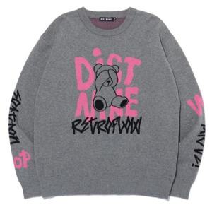 리트머스 HC12 레트로 테디베어 자카드 니트 LP4SU850-097