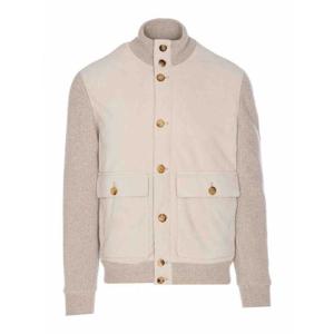 [BRUNELLO CUCINELLI] 라프리마 남성 캐주얼 자켓 아이스 Grey Frontal 버튼 클로져 MPCLF1955CVI78 화이트 /8