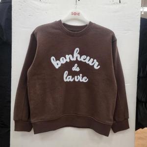 소이 HC22 체인 자수 기모 맨투맨티 25W5457