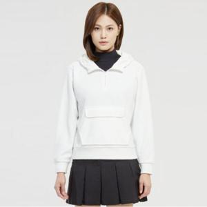 [와이드앵글]여성 TO 우븐 후드 반집업 티셔츠 Off White(WWW25232W3)