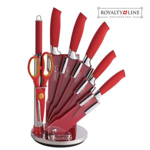 8종 트루세라믹코팅칼세트(레드)