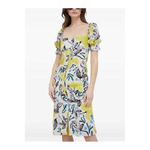 25 FW 폴스미스 스퀘어 넥 플로럴 미디 드레스 W2R540DK31021 TP444131090