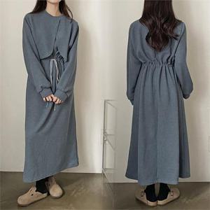 [강물처럼]위쉬몰 GO 볼레로골지롱원피스(K466H210) 빅사이즈 (9