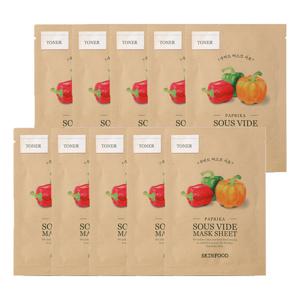 스킨푸드 파프리카 수비드 마스크 팩 시트 18g (10매)