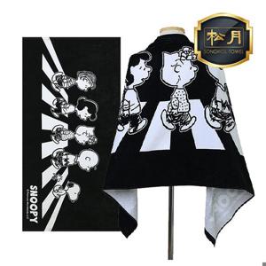 송월타월 스누피 로드76 비치타월