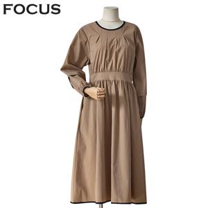 [포커스]핀턱 나일론 띠 원피스 (FS4A7OP0072)