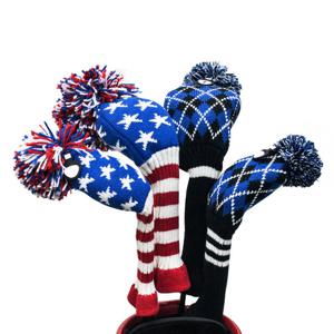 방울니트 헤드커버 심플한 신축성있는 드라이버커버