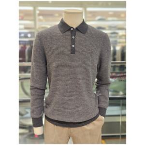 [닥스(셔츠)][25FW신상품]닥스 모100  톤온톤 배색니트DLW1SWTL101G1(사 은품/선물포장)