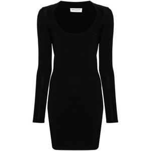 생로랑 여성 블랙 미니 드레스 782641 Y76EO1000