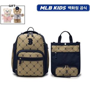 MLB키즈 자카드모노그램 3PCS 신학기책가방세트 (7ABKMD35N43NYS)