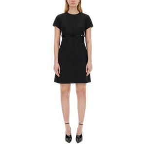 지방시 여성 블랙 미니 드레스 BW222714L1_001