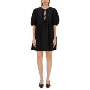 가니 여성 블랙 미니 드레스 F9005_099