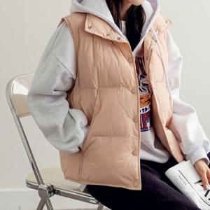 [나크21] (55~88) 하이넥 데일리 패딩조끼 NK44-J-43