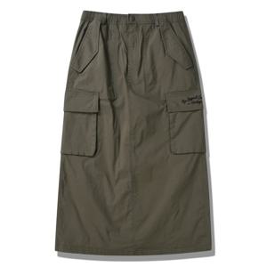 [지프]공용) 안감 우븐 카키 스커트 치마 JP4SKF101