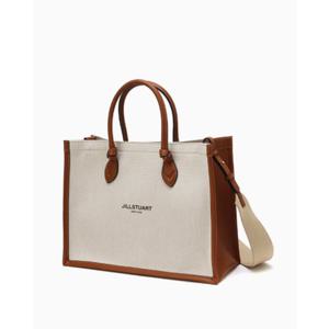 [JILLSTUART ACC][뉴페이퍼] 아이보리 캔버스 북토트백 JABA5E330I2