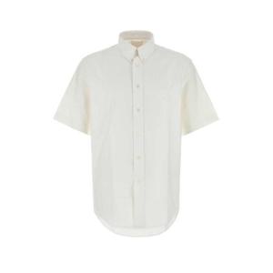 지방시 남성 화이트 Oxford 반팔 셔츠 BM611CG1ZF 100