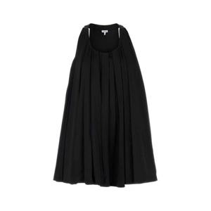 로에베 여성 블랙 Satin 미니 새틴 드레스 S359Y09XH1 BLACK