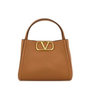 발렌티노 가라바니 여성 브라운 Camel 미디움 카멜 울 탑 핸들백 6W2B0R21IMZ BTU