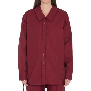 구찌 여성 버건디 긴팔 셔츠 830353 Z7ADR 6052