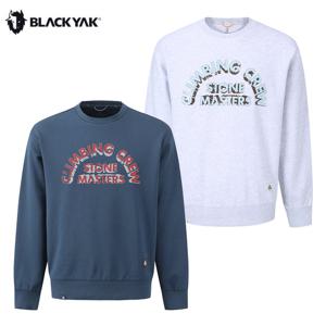 [블랙야크] 클라이밍 공용 그래픽 맨투맨 1BYSSSU902