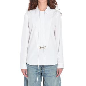 구찌 여성 화이트 긴팔 셔츠 831912 Z8B2P 9000