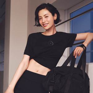 [르꼬끄공식] 여성 애슬레저 레귤러핏 면 티셔츠 (QQ322ORS81)