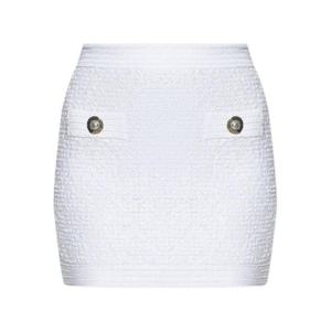발망 여성 화이트 미니 스커트 FF1LB015 KI740FA